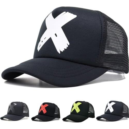 Geebro Letter X Snapback Caps Hip Hop Male Bone Baseball Cap Adult Men Women Hat Female Band Rock Baseball Flat Hats Fitted cap