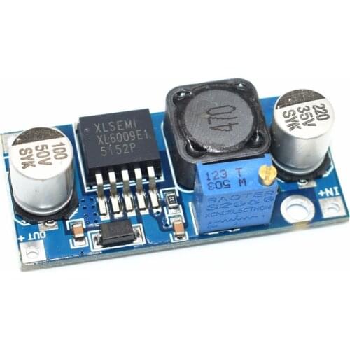 XL6019 (XL6009 upgrade) Automatic step-up step-down Dc-Dc Adjustable Converter Power Supply Module 20W 5-32V to 1.3-35V