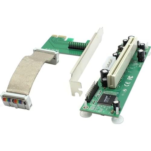 PCI-E PCI Express to PCI Adapter Flexible Cable Mini PCIE 1x to 16x Ribbon Riser Card Extender for Bitcoin Miner