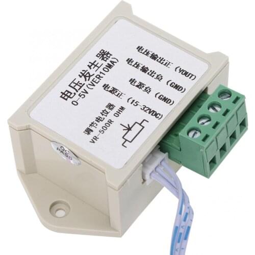 Voltage Regulating Generator Potentiometer Adjustable 0-5VDC for PLC Industrial Control Voltage Regulator Potentiometer