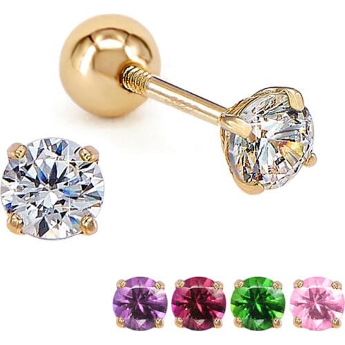 Minimalist Exquisite Pierced Stud Earring 925 Sterling Silver Ear Needle Fashion Small Earring Jewelry For Women Birthday Gift