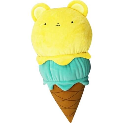 Cute Anime Cardcaptor Sakura Clear Card Ice Cream Modeling Kero Chan Plush Stuffed Doll Toy 25cm Kids Toys Dolls Children Gifts