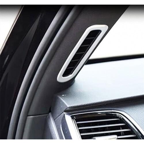 Car Styling A-Pillar Air Conditioning Outlet Frame Decortion Sticker Trim For Volvo XC90 2016-18 Interior Modified Decals