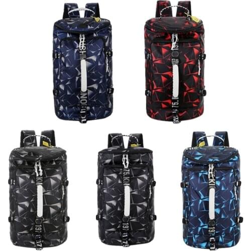 Man Women Swimming Gym Bag with Shoe Pouch Large Travel Swim Duffle Travel Bag Large Beach Bag Combo Waterproof Backpack
