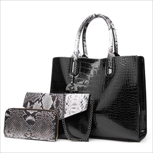 Womens bag Handbag designer Luxury 2021 new PU leather Shoulder bag 3 PCS Crossbody Clucth Purse Wallet Ladies