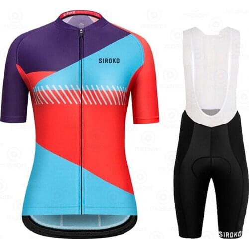 2021 Women Siroko Summer Cycling Jersey Breathable MTB Bicycle Cycling Clothing Mountain Bike Wear Clothes Maillot Ropa Ciclismo