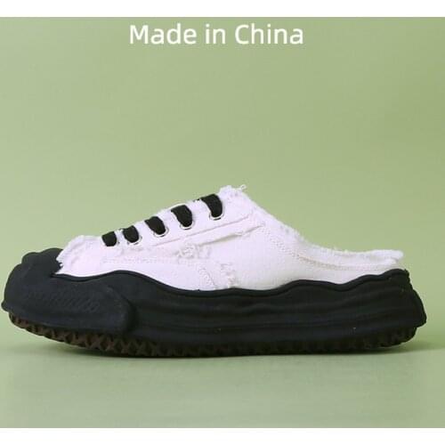 Platform Slippers 2021 New Fashion Summer Casual White Shoes Canvas Breathable Hollow Platform Walk Shoes Woman Flat Sneakers