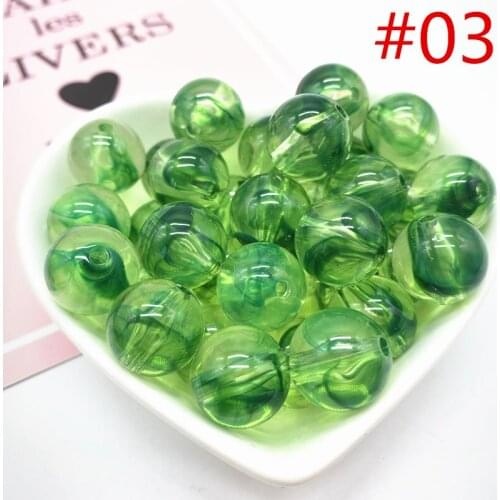 10pcs/lot 14mm of Acrylic Beads Earrings Necklace Accessories Beads For Jewelry Making DIY Jewelry Findings #ZS03