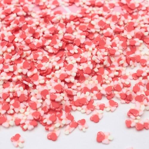 100g/Lot Polymer Clay Cute Ice Cream Slices Sweets Dessert Sprinkles for DIY Crafts Nail Arts