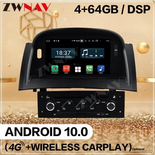 128G Carplay 2 Din For Renault Megane 2 Fluence 2002 2003 2004 2005 2006 2007 2008 Android Player Audio Radio GPS Head Unit Auto