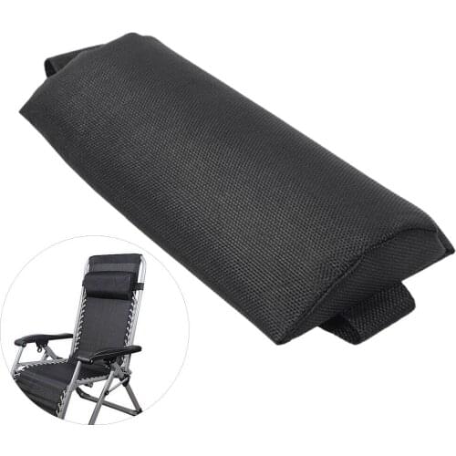 2Pcs Outdoor Folding Lounge Chair Head Cushion Breathable Headrest Pillow Mat Chair Head Cushion Headrest Pillow Mat Chair Head