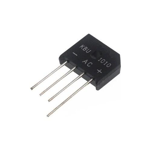 5PCS/LOT KBU1010 KBU-1010 10A 1000V ZIP Diode Bridge Rectifier diode New