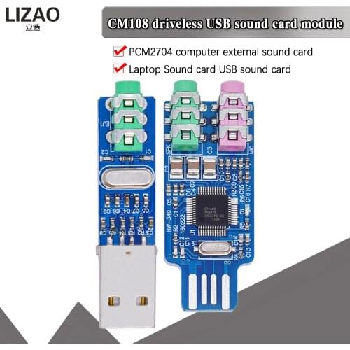 5V Mini PCM2704 USB DAC HIFI USB Sound Card USB Power DAC Decoder Board Module For Arduino Raspberry Pi 16 Bits