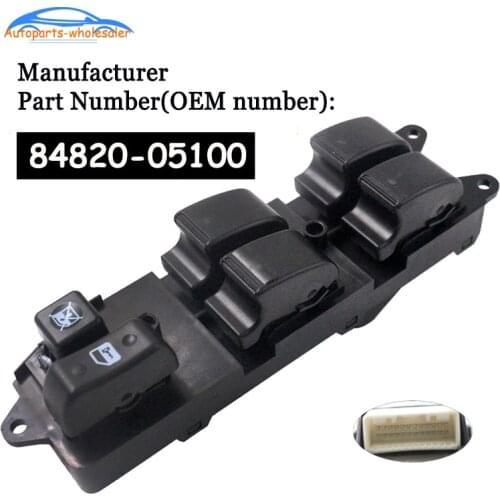 Car 84820-05100 8482005100 84802-05210 For Toyota Avensis Power Window Control Switch