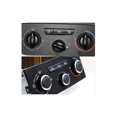 Free shipping air conditioning switch knob aluminum For Peugeot 307 2011 2012 2013 2014 2015 2016