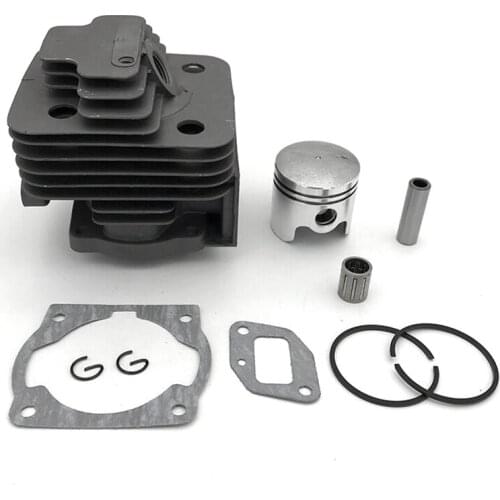 40MM Brush Cutter Cylinder & Piston Ring with Needle Cage for 43CC CG430 Various Strimmer Trimmer 40-5 BG430