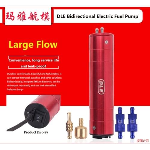 Two-way 2L/min Rechargeable DLE Electric Fuel Pump For Gas/Nitro RC Airplane Aircraft Drone