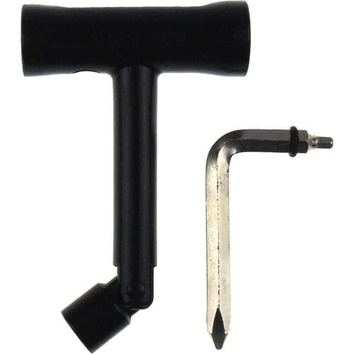 Skateboard Wrench T Type Tool Longboard Phillips Head Screwdriver Allen Key Multi-functional Tool Skateboard Repair Wrench
