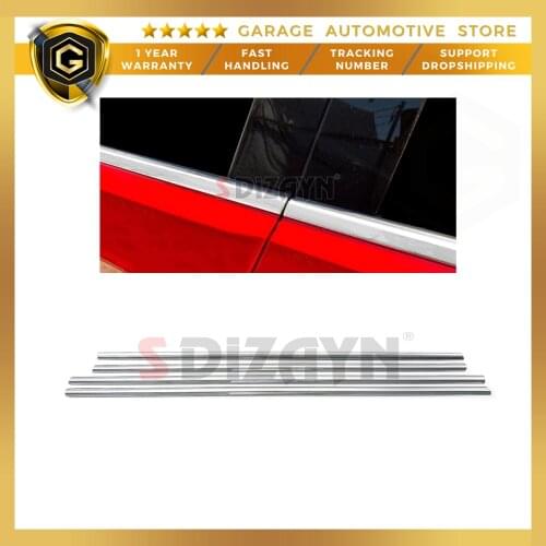 For VW T Roc Chrome Window Frame Trim 4 Prç. Over 2019 Fast Shipping