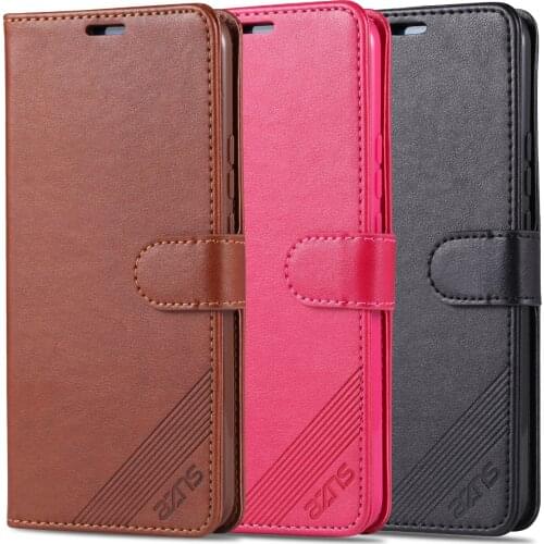 AZNS TPU Leather Wallet Case for Huawei Y5P V10 Y6P Y6 2019 P30 P40 Pro Lite P20 Lite 2019 P Smart 2019 2020 2021 P9 Plus Y7A