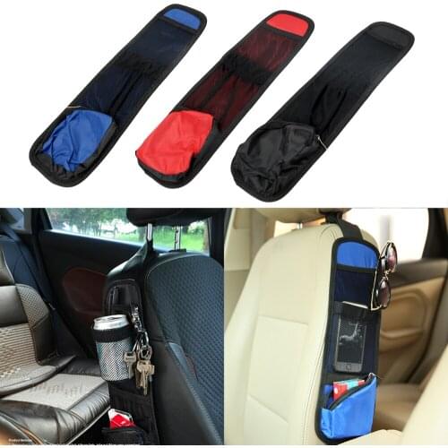 LEEPEE Sundries Holder Auto Seat Side Bag Stowing Tidying Hanging Pockets Interior Accessoories Car Organizer Seat Storage Bag