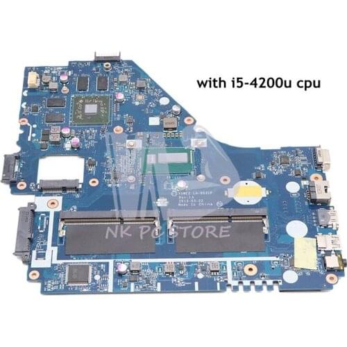 NOKOTION NBMFP11005 NB.MFP11.005 For Acer aspire E1-572G Laptop Motherboard LA-9531P i5-4200U HM86 DDR3L HD8670M GPU