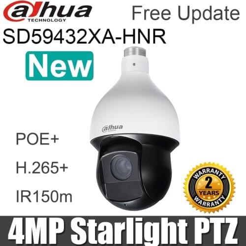 New Dahua SD59432XA-HNR 4MP PTZ Camera 32x optical zoom Starlight IR PTZ AI Network Camera IR 150m Original IP Camera