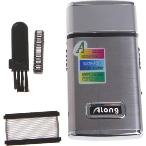 2021 New 2 in 1 Stainless Steel Mens Electric Reciprocating Rechargeable Shaver Razor