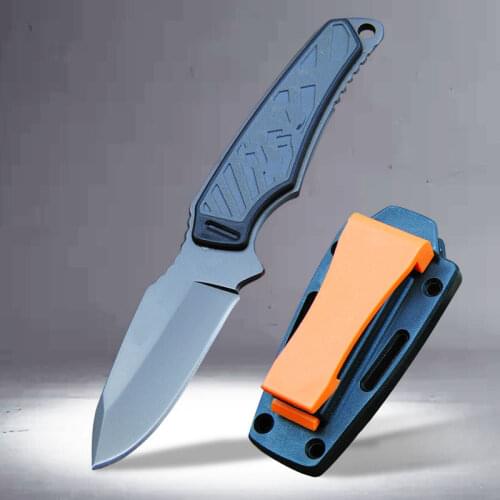 PEGASI Fishing diving knife hunting knife camping tool tactical knife complete or serrated fixed blade knife + scabbard