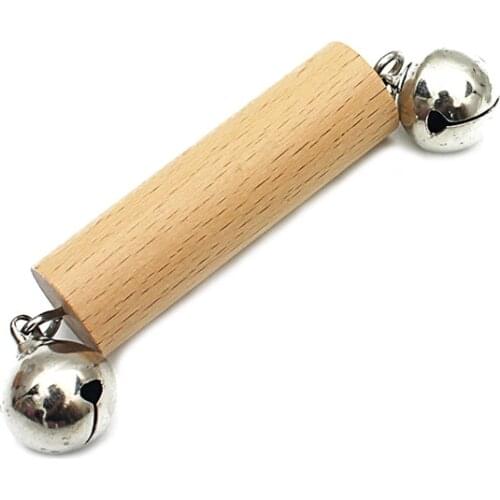 Montessori Infant Toddler Baby Rattle Bed Bell Object Fitting Exercise Bell Colors Listening Practice Training for Newborn Baby