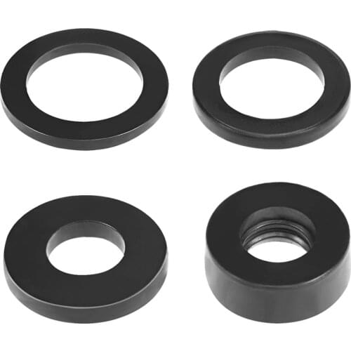 Uxcell 50pcs Rubber Flat Washers 3-31mm Inner Diameter 1.2-4.5mm Thick 7-45mm OD Gaskets to Faucet Pipe Valve Nut Plumbing