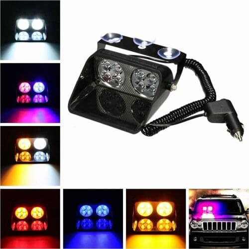 LED Car Truck Emergency Flasher Dash Strobe Warning Light Day Running Flash Led Signal Lamp Trailer Bus Boat Lorry 12V