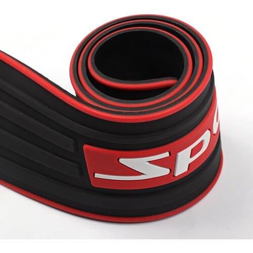 Universal Car SUV Trunk Rear Bumper Protection Strip Sticker Rubber Pad Decal Protector Auto Exterior Styling Decor Accessories