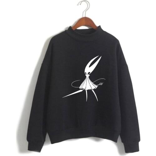 Hollow Knight Fashion Printed Turtleneck Sweatshirts Women/Men Long Sleeve Trendy Sweatshirt 2019 Hot Sale Streetwear Clothes