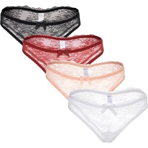 Varsmiss Woman Lingerie Breathable See Through Soft Panties Sexy Net Yarn High Quality Middle Waist Seamless Hip Lift Underwear