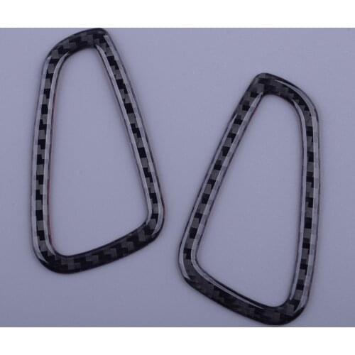 2Pcs/Set Interior Dashboard Side Air Vent Outlet Cover Trim Car Carbon Fiber Fit For Chevrolet Camaro 2016 2017 2018 2019 2020