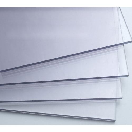 500mmx500mm PVC transparent square plate board plank non-toxic antiseptic toughness weldable shutter 3/4/5/6/8/10/12mm thickness