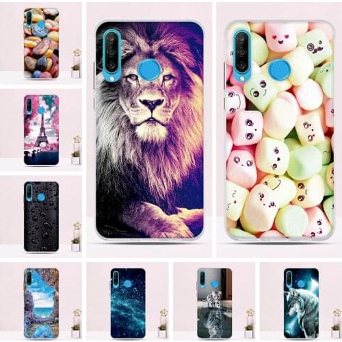 For Huawei P30 Lite Case Cover Bumper For Huawei P30 Lite Cover Back TPU Printed Painted For Huawei P30 Lite Phone Case Silicone