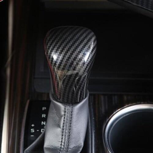 Car Interior Gear Shift Knob Cover Decoration Sticker Trim Sequin for Toyota 8th Camry 2018 2019 ABS Accessories Carstyling