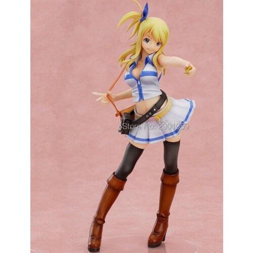 Lucy 21cm Fairy Tail Sexy girls Action Figure japanese Anime PVC adult Action Figures toys Anime figures Toy