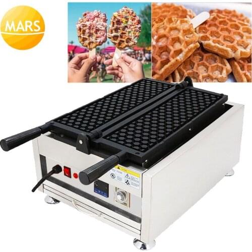 Electric Waffle Pops Maker 220V 110V Flip Waffle on a stick Machine Lollipop Waffle Iron Pan Making Equipment For Kitchen Baking