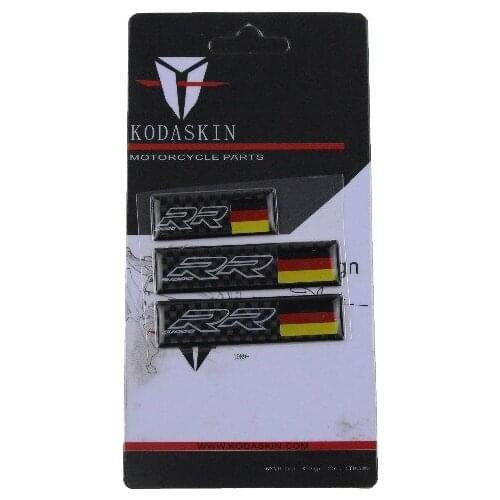 KODASKIN 3M Carbon Sticker emblem decal For BMW S1000RR one set/3pieces