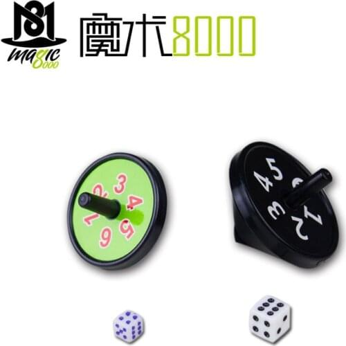 Small size Top Prediction Magic Tricks propesy peg-top magic props Close up illusion mentalism magic toy Accessories