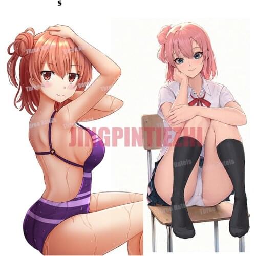 Cartoon Car Sticker Yuigahama Yui Yahari Ore No Seishun Lovecome Wa Machigatteiru Many Size Sexy Temptation Decal Decor for Car
