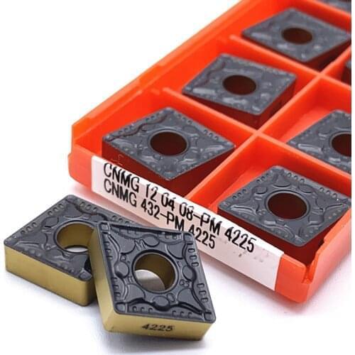 High Quality CNMG120404 CNMG120408 PM 4225 External Turning Tools Carbide insert CNMG 120404 turning insert
