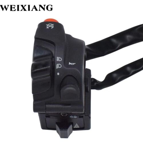 12V Motorcycle Switch Power Warning Light Horn Universal Handle Switch To 7/8' 22mm Handlebar For Yamaha