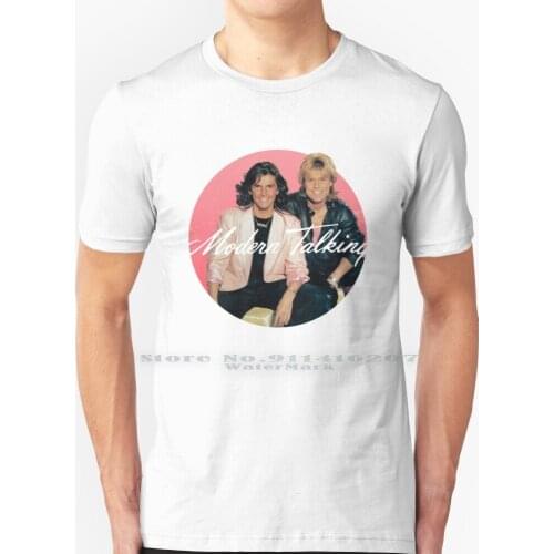 Modern Talking T Shirt 100% Pure Cotton Modern Talking Dieter Bohlen Thomas Different Pop Synth 80s Retro Vintage