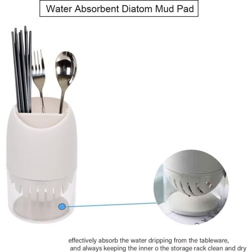 Utensil Drying Rack Plastics Chopsticks Holder Kitchen Utensil Caddy Dishwashers Utensils Tableware Organizer Draining Basket