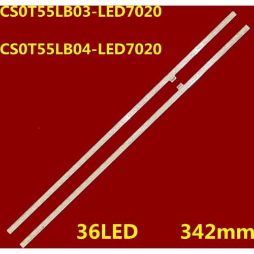 Light Led backlight strip 36 lamp for Philips 55"TV 55PFL6940/T3 CS0T55LB04 CS0T55LB03-LED7020 55E780U L55E5690A-3D D55A571U