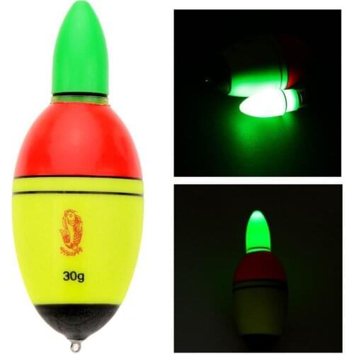 Luminous Fishing Night Float Light Stick Foam Plastic-Bobber Sea Rock Fishing Striking Floats Fishing-Bobber Tackle Accessories